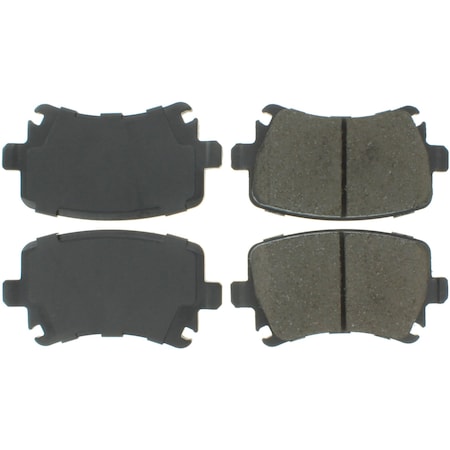 Centric Centric Premium Semi-Metallic Brake Pads with Shims and Hardware, Centric Parts 300.11080 300.1108
